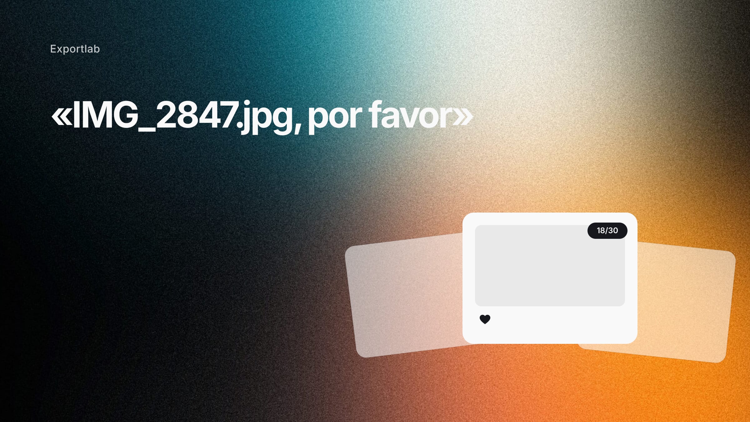 «IMG_2847.jpg, por favor» – tarjetas de fotos con selección por corazón en vez de caos de nombres de archivo