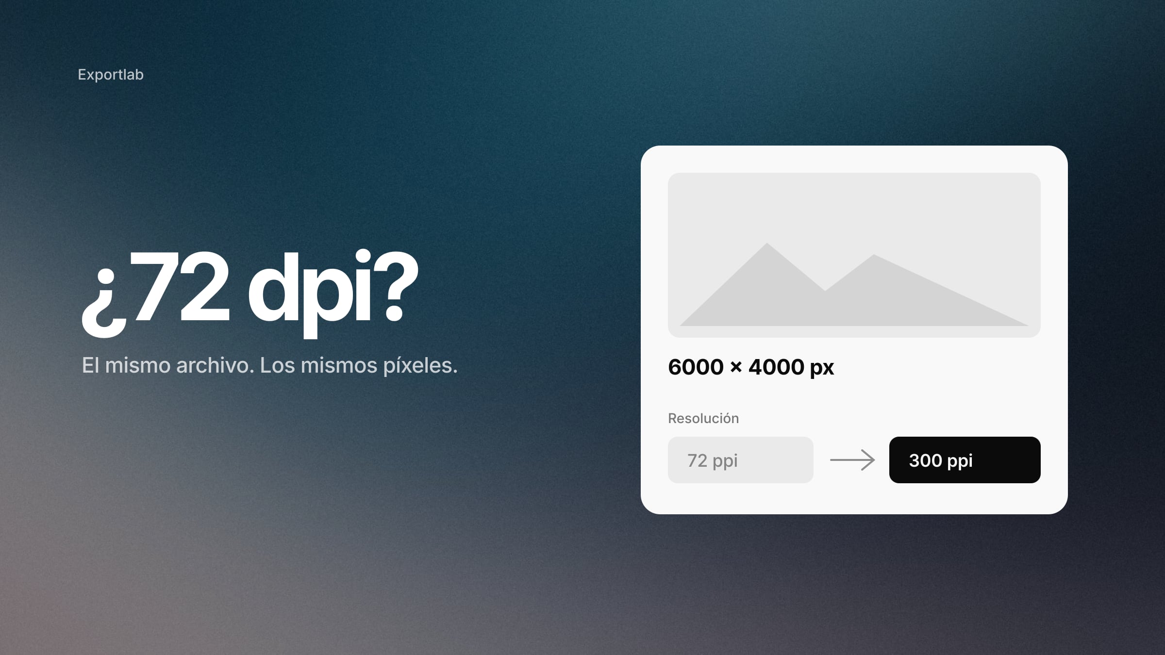 DPI y PPI – la misma cuadrícula de píxeles repartida en una copia pequeña y en una grande