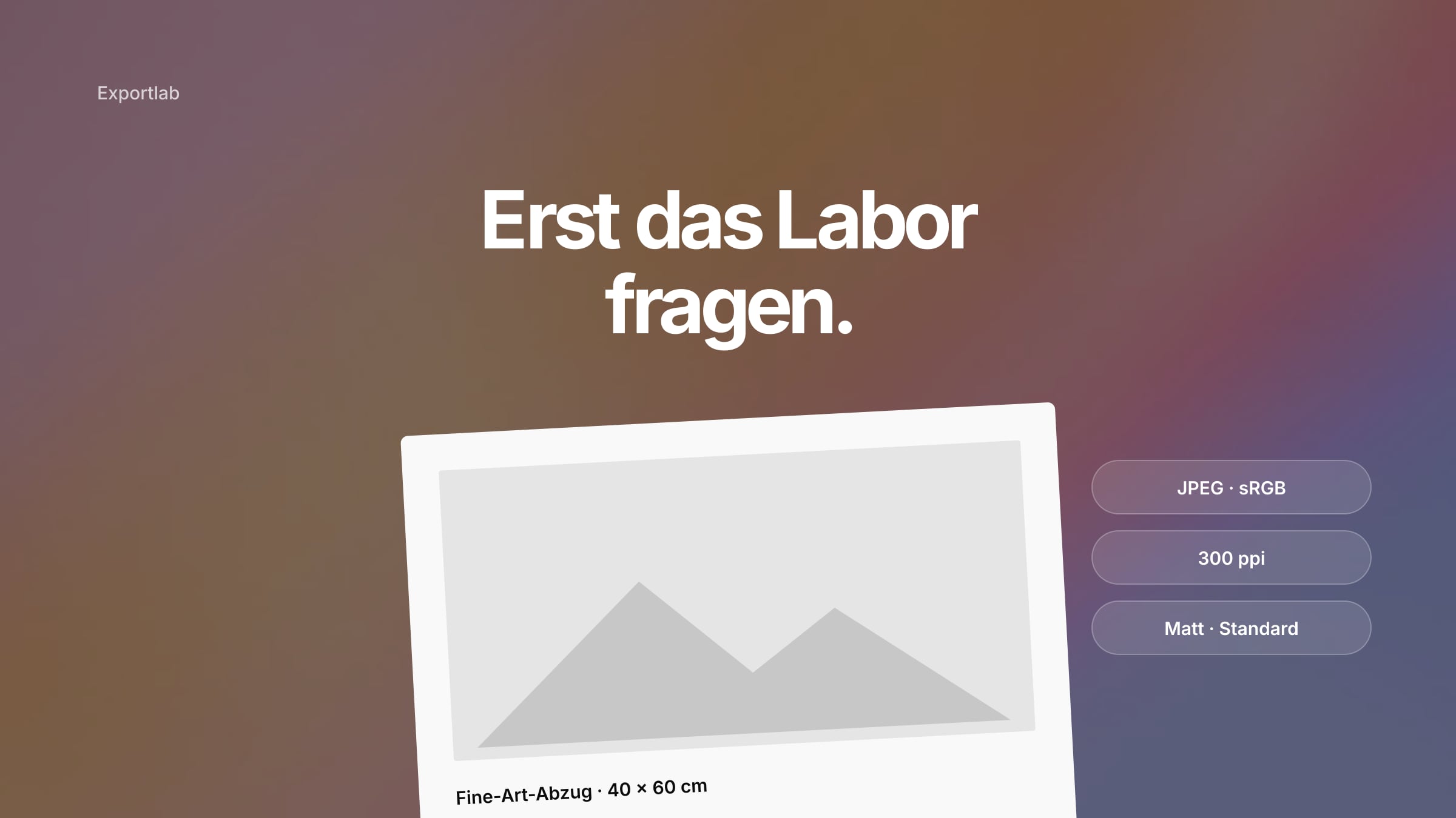 Fotos für den Druck exportieren – ein Lightroom-Export wird zu einem großen Fine-Art-Abzug