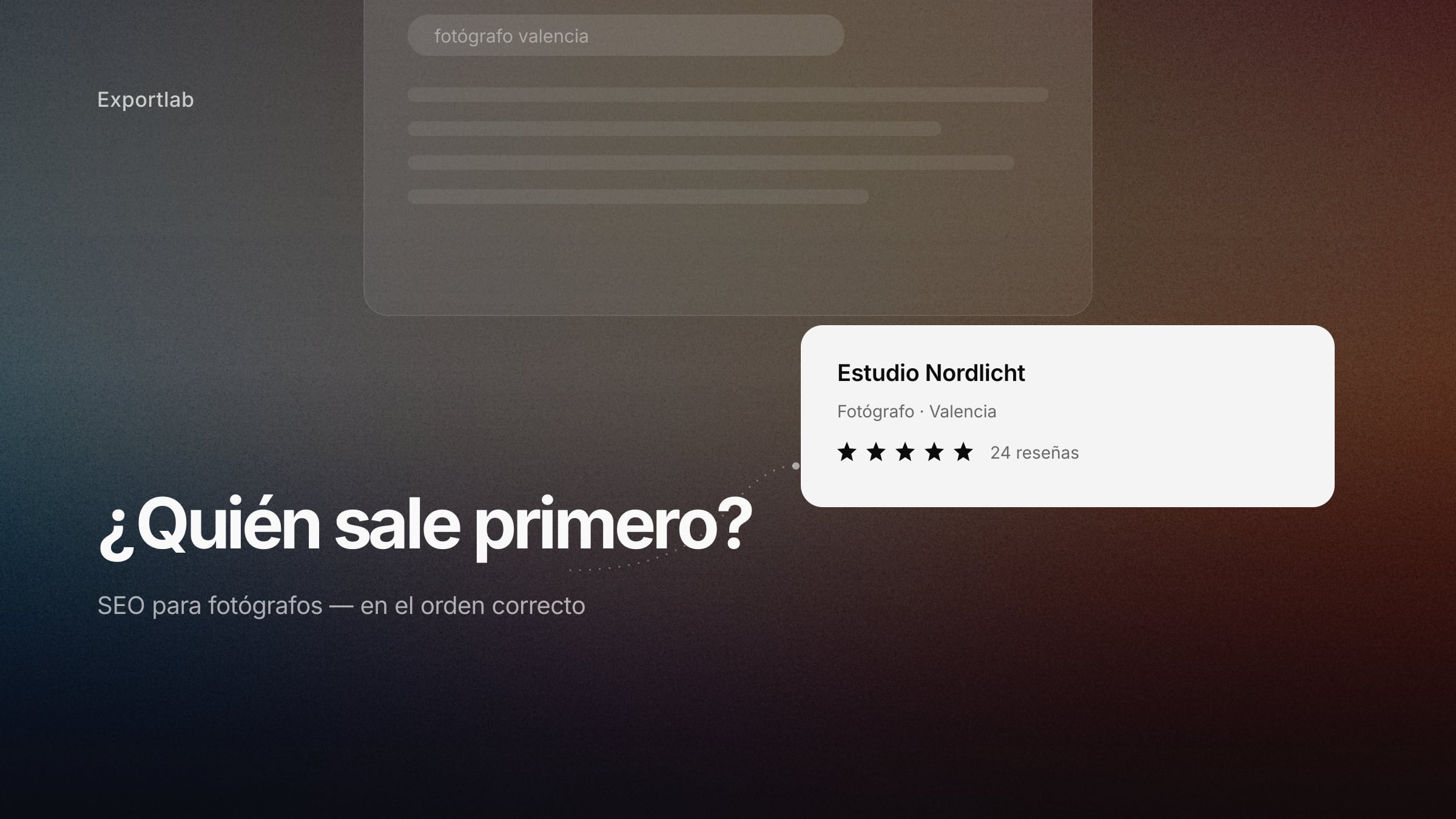 SEO para fotógrafos: el orden en el que el trabajo realmente da resultado