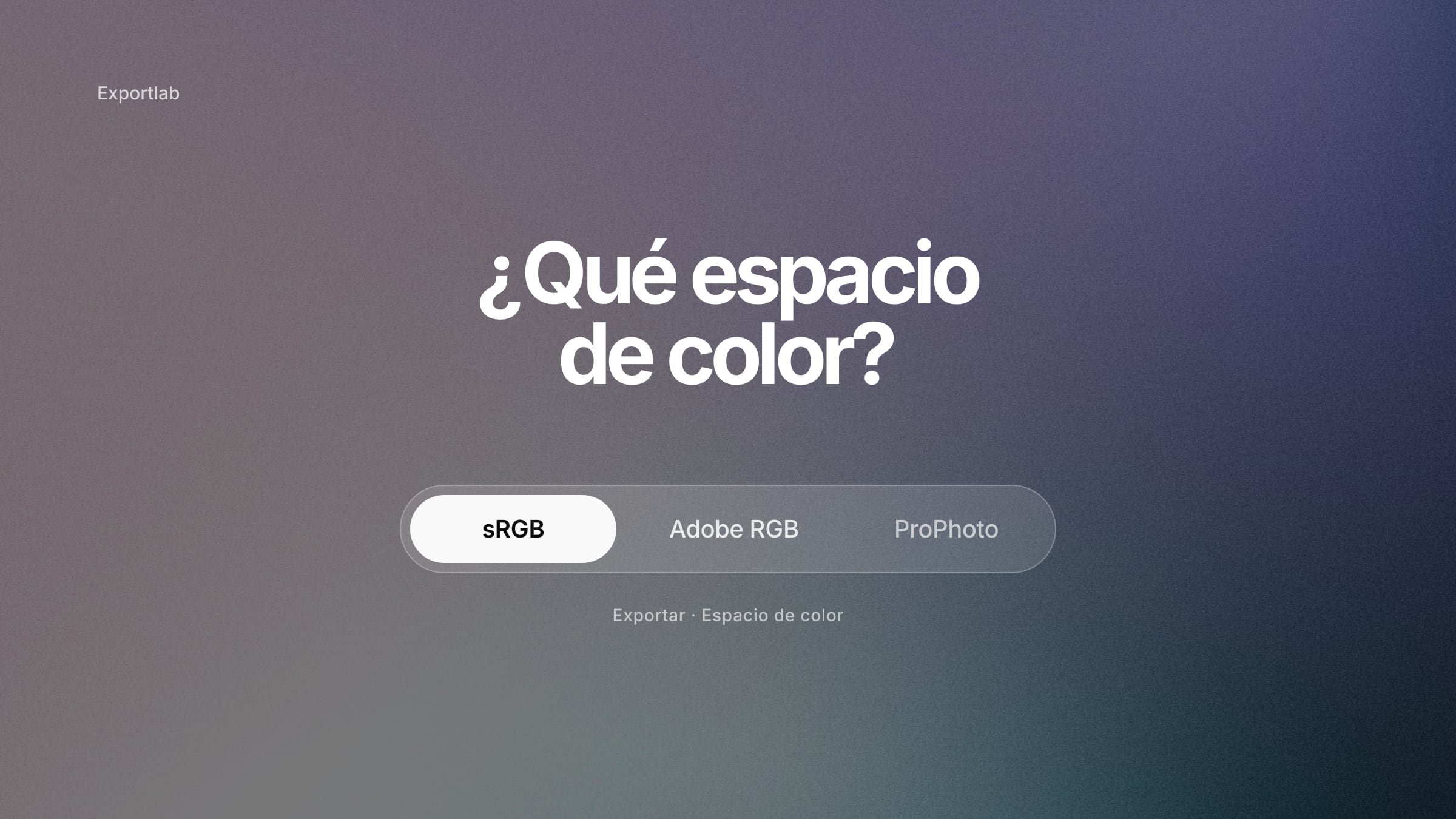 sRGB o Adobe RGB o ProPhoto RGB – tres gamas de color anidadas de tamaño creciente