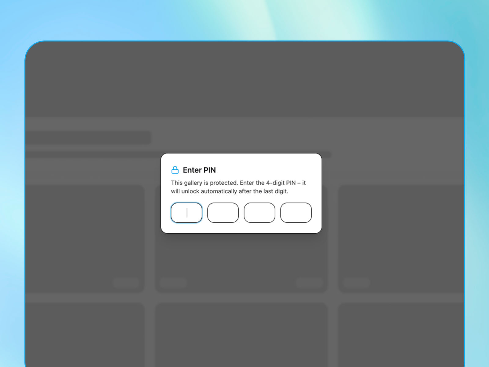 Secure access, fully under your control