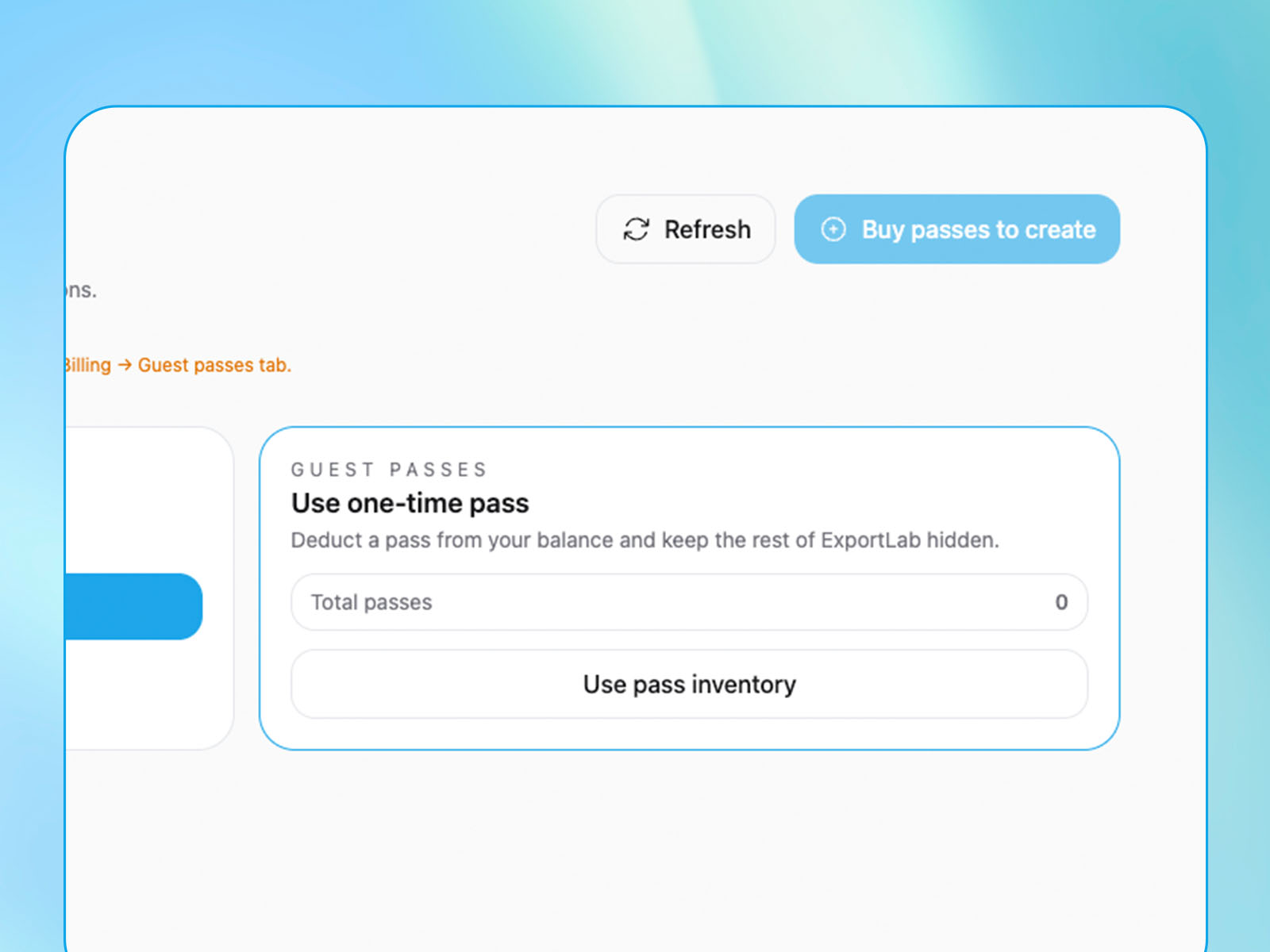 One-time gallery booking